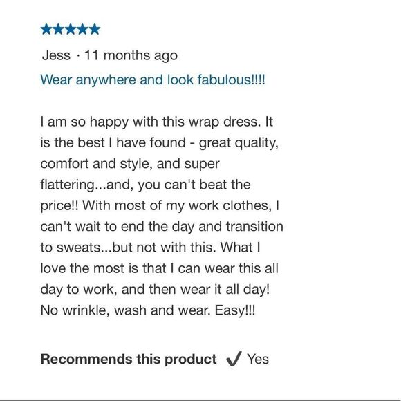 NEW! LEOTA Ladies Wrap Dress in Color Pink Vintage Vines Black - Picture 15 of 16